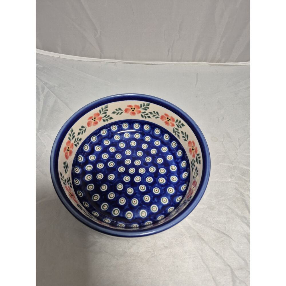 💥 Polish Pottery 6-Inch Bowl, Zaklady Boleslawiec
